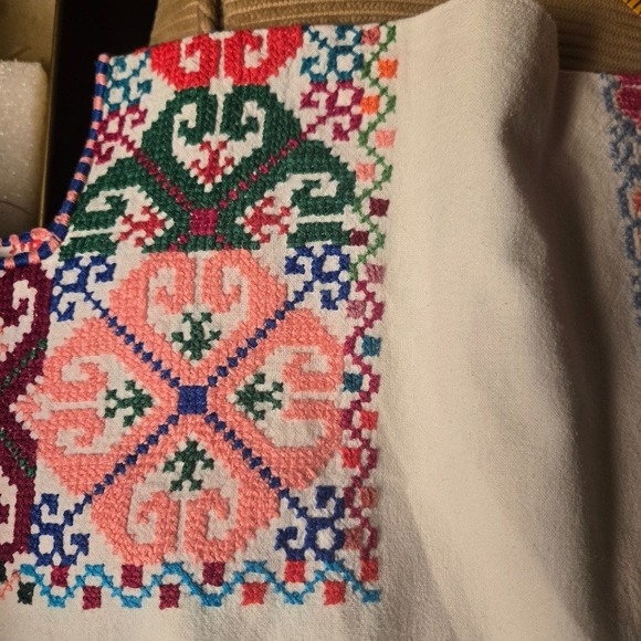 Jolum Mayaetik or Women Who Weave Embroidered &‎ Woven Cotton Huipil Dress Boho - Picture 11 of 15